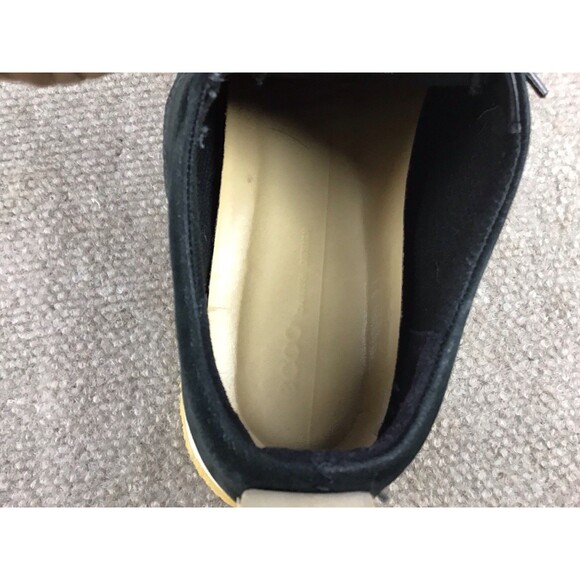 ECCO Crepetray Shoes Women’s Sz US 10/EU 41 Black Suede Derby Casual Gum Outsole - Picture 9 of 14